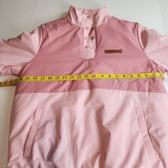 Simply Southern pullover jacket sz S women / teen Quarter snap Pink New - Picture 10 of 12